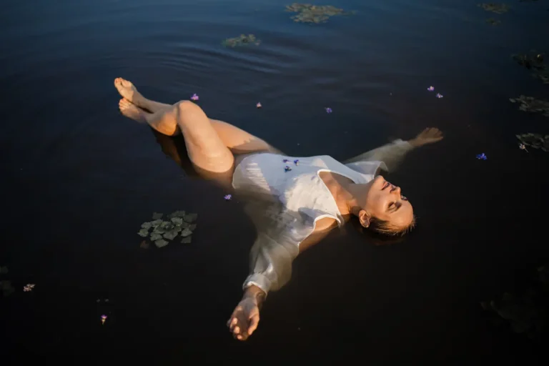 beautiful young woman in lake water in summer dres 2023 11 27 05 34 46 utc